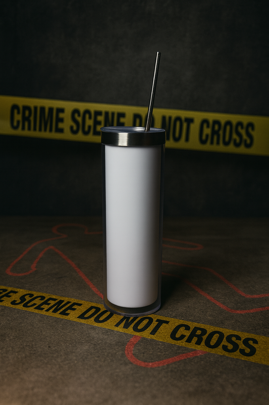 20 oz Stainless Steel Tumbler (White)