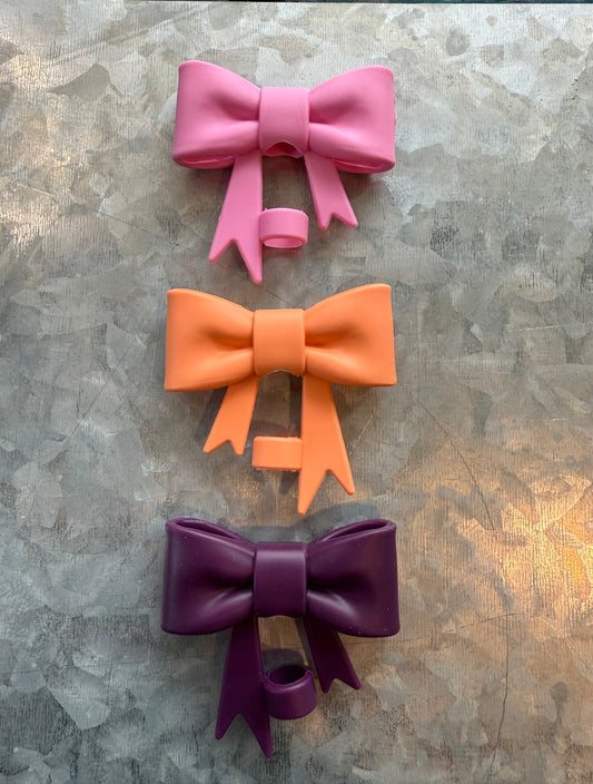 Bow Straw Toppers