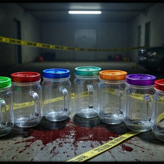 20 oz Acrylic Mason with Handle