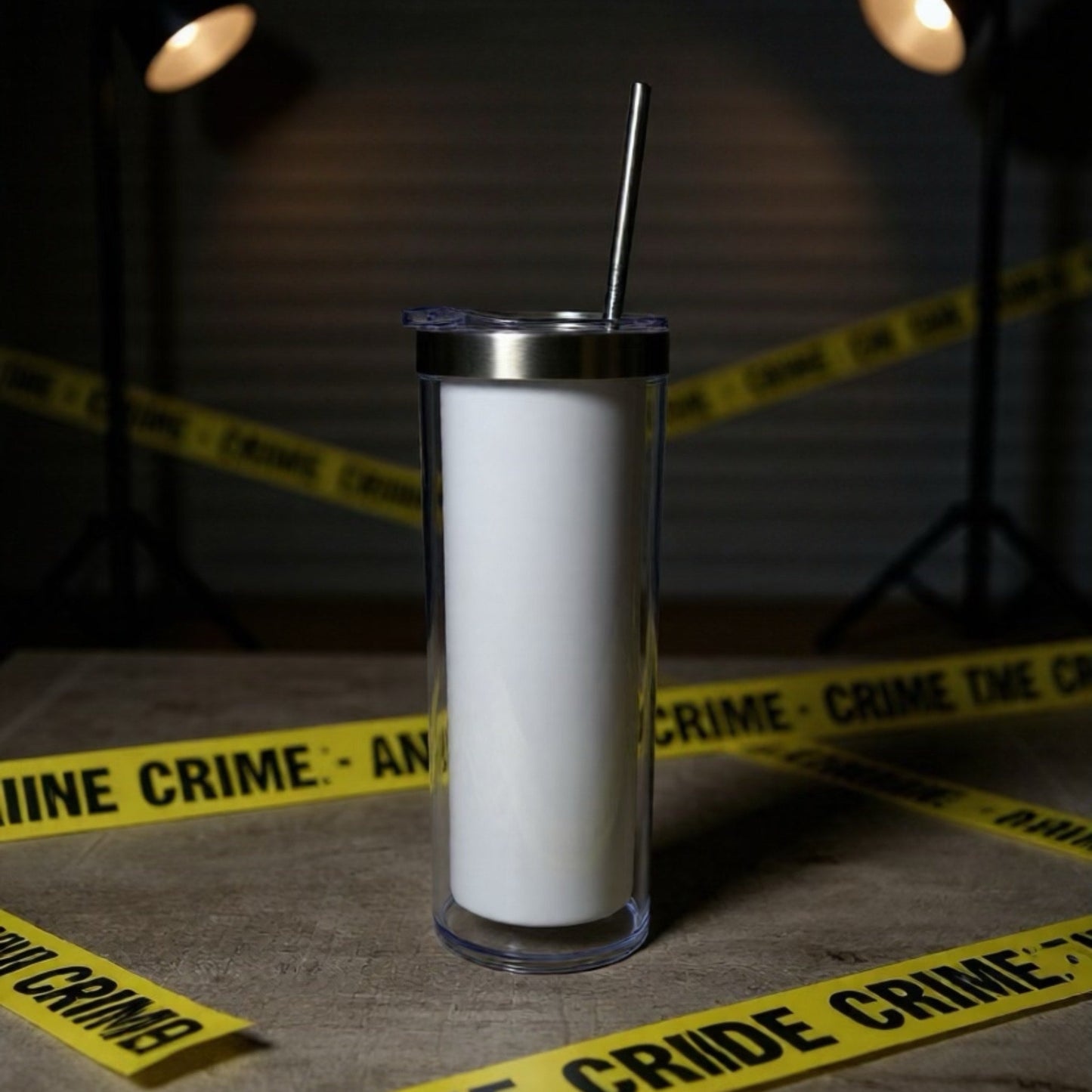 20 oz Stainless Steel Tumbler with white interior