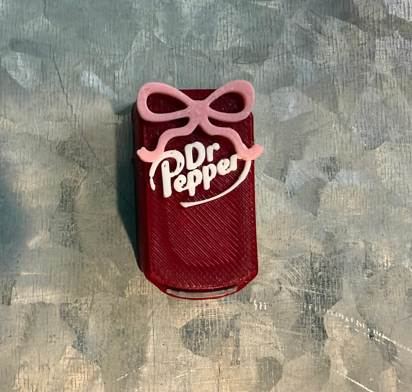 Dr. Pepper straw topper