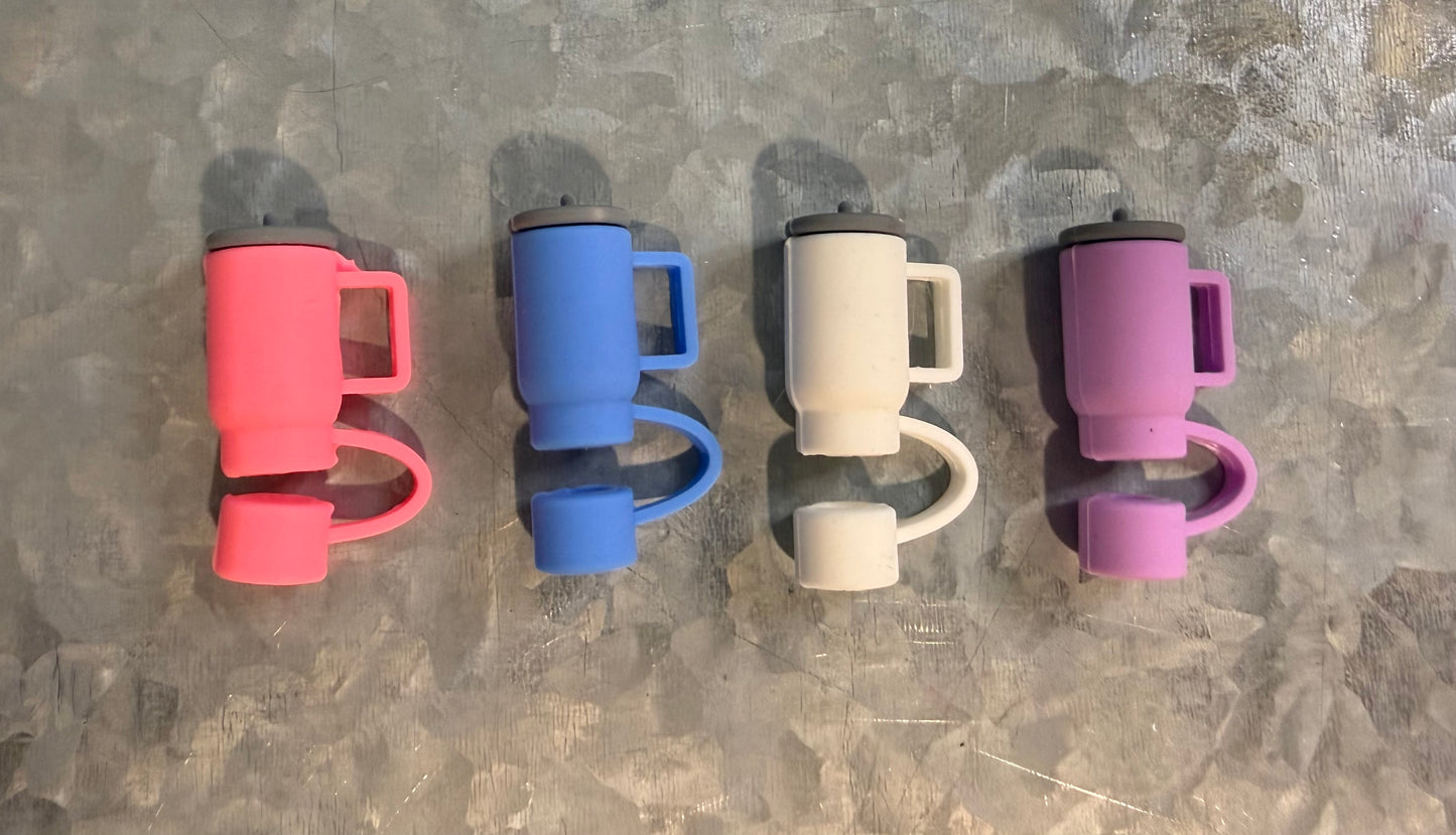 Tumbler straw topper