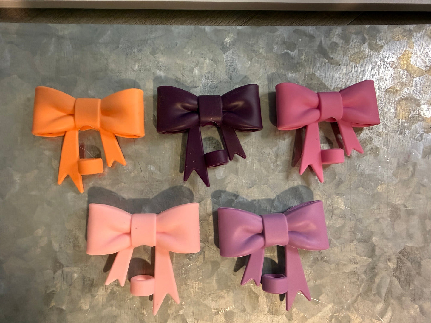 Bow Straw Toppers
