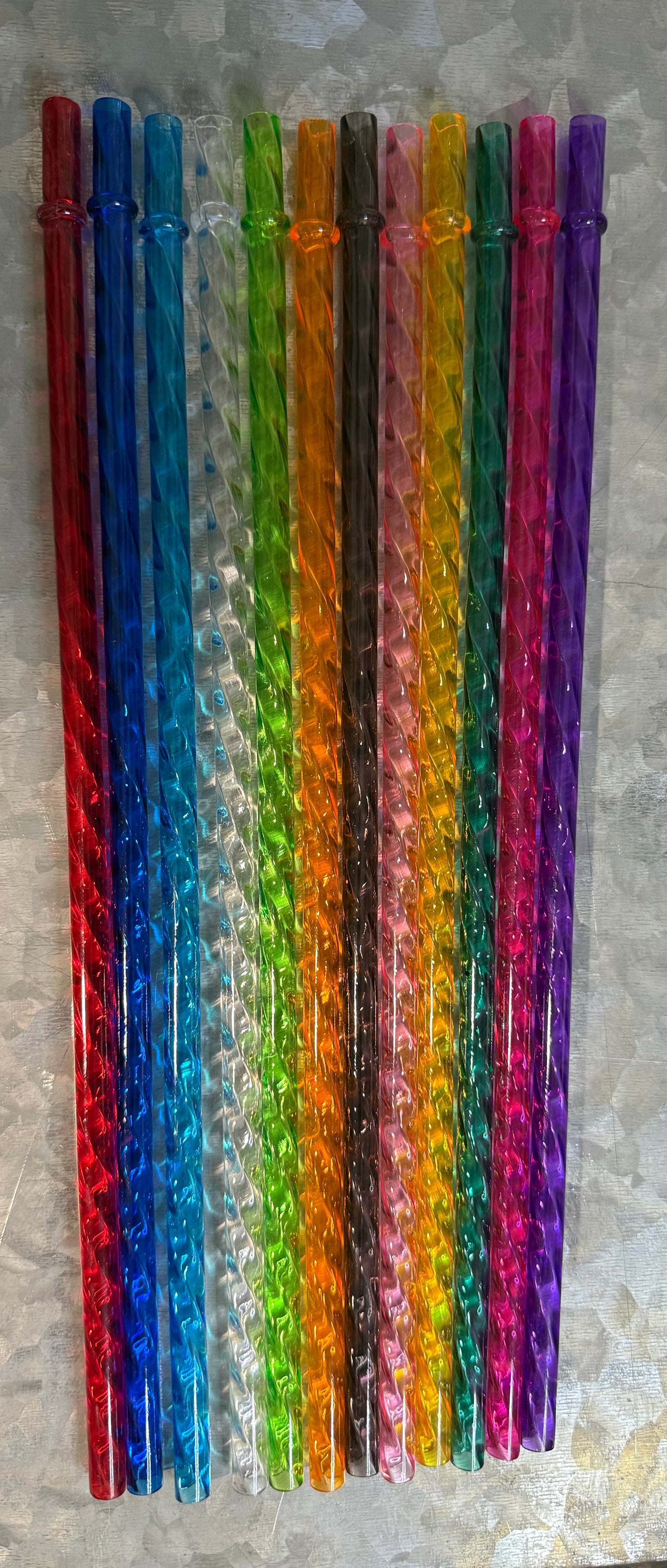 Colored straws - 11 inch